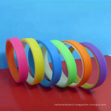 Double Silicone Wristbands/two layers bracelets/two sides bangles